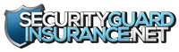 Security guard insurance and security company insurance logo